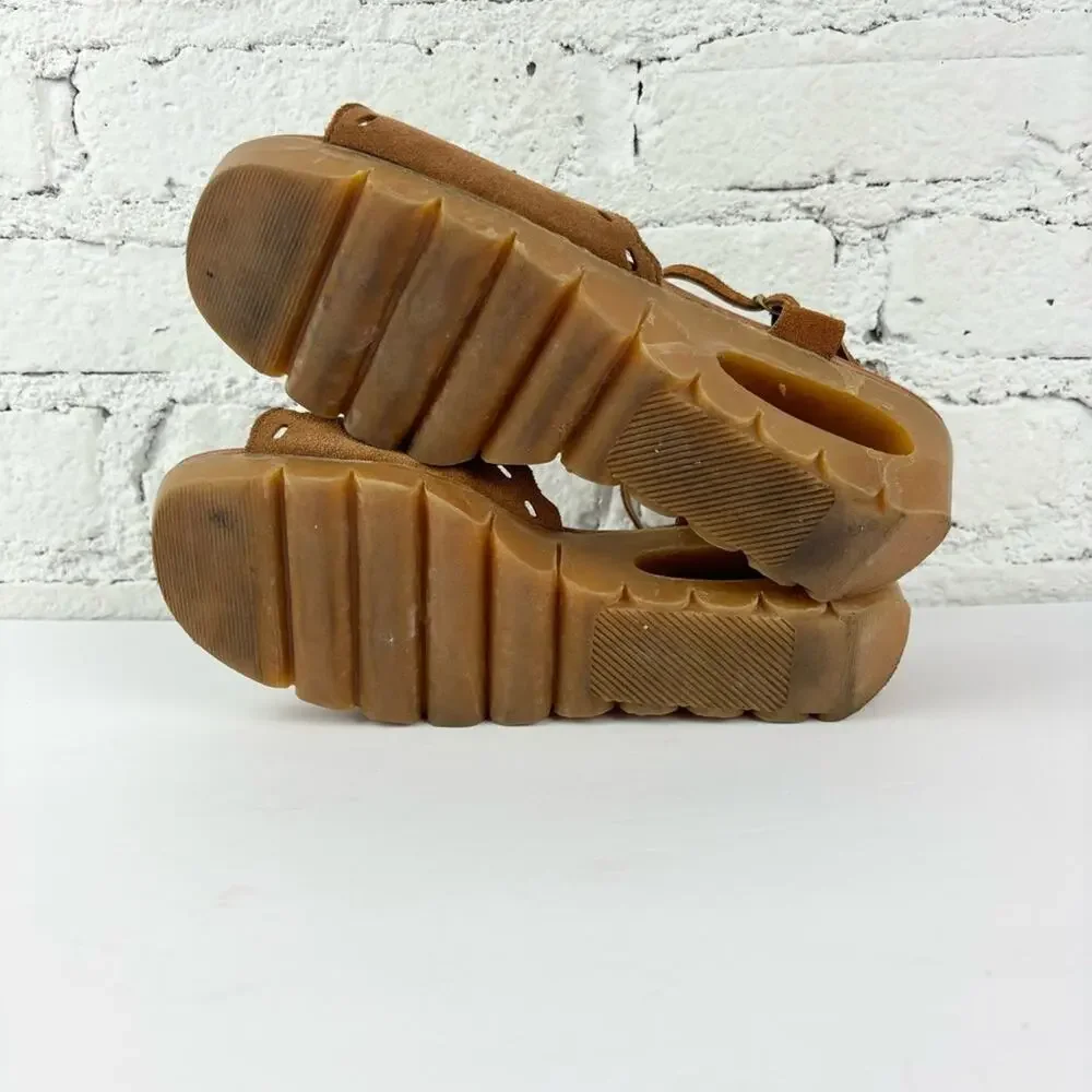 Vintage Debi Jo Gum Wedge Sandals